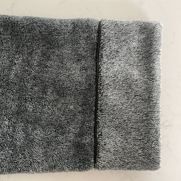 Daniel Buchler Shawl Collar Plush Tie Waist Polyester Robe Charcoal L/XL NWT - Picture 14 of 16